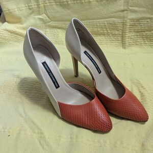NEW French Connection Mabel d'Orsay Perforated Pumps
